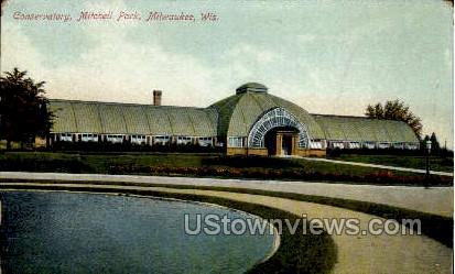 Conservatory in Mitchell Park - MIlwaukee, Wisconsin WI Postcard