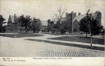 Milwaukee Downer College - Wisconsin WI Postcard