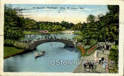 Washington Park - MIlwaukee, Wisconsin WI Postcard