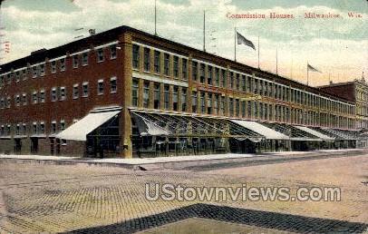 Commission House - MIlwaukee, Wisconsin WI Postcard