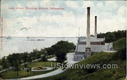 Lake Front Pumping Station - MIlwaukee, Wisconsin WI Postcard