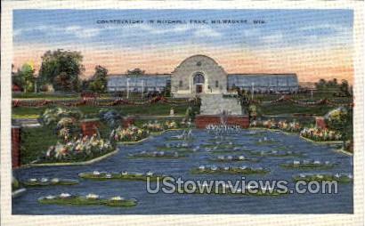 Conservatory in Mitchell Park - MIlwaukee, Wisconsin WI Postcard