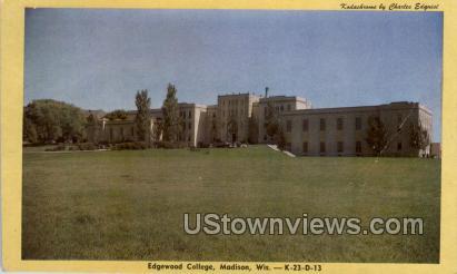 Edgewood College - Madison, Wisconsin WI Postcard