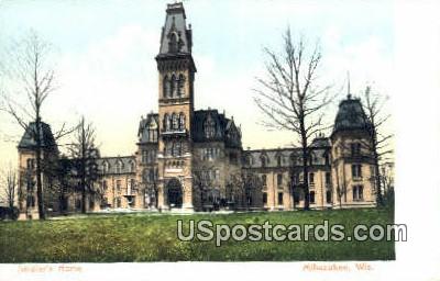 Soldier's Home - MIlwaukee, Wisconsin WI Postcard