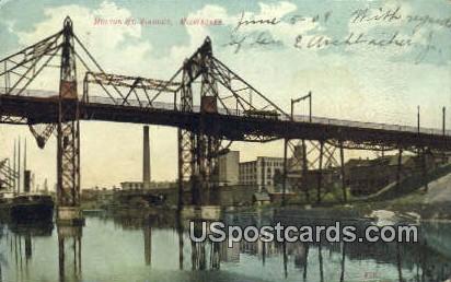 Holton Street Viaduct - MIlwaukee, Wisconsin WI Postcard