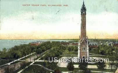 Water Tower Park - MIlwaukee, Wisconsin WI Postcard
