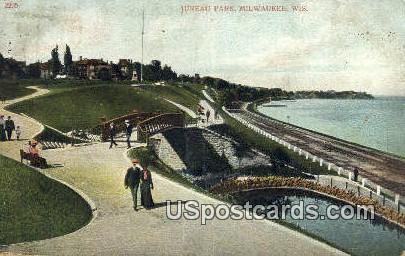 Juneau Park - MIlwaukee, Wisconsin WI Postcard