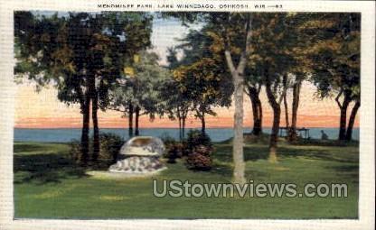 Menominee Park - Oshkosh, Wisconsin WI Postcard