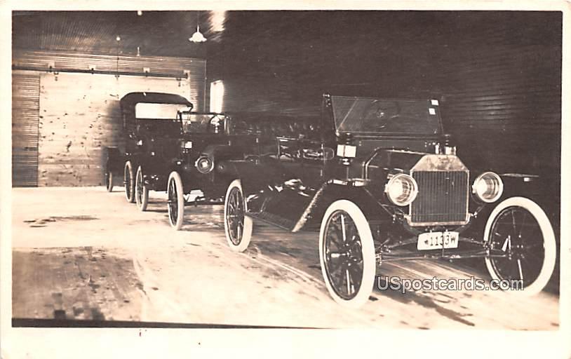 Model T Old Cars - Pandom Lake, Wisconsin WI Postcard