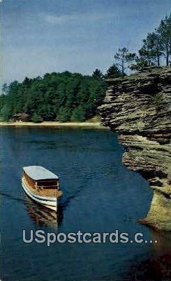 Grotto Rocks - Wisconsin Dells Postcards, Wisconsin WI Postcard