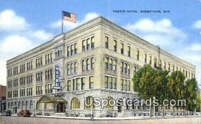Foeste Hotel - Sheboygan, Wisconsin WI Postcard