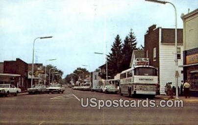 Main Street - Abbotsford, Wisconsin WI Postcard