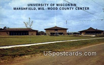 University of Wisconsin - Marshfield Postcard