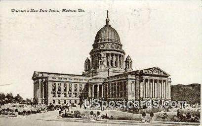 Wisconsin's New State Capitol - Madison Postcard