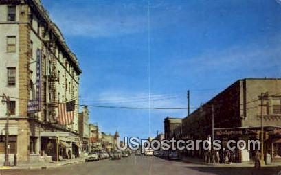 Main Street - Green Bay, Wisconsin WI Postcard