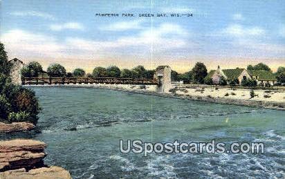 Pamperin Park - Green Bay, Wisconsin WI Postcard