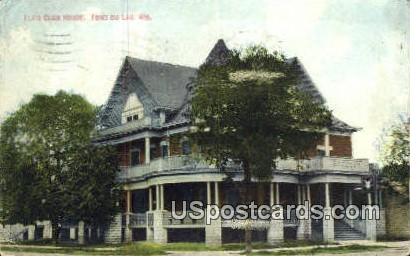 Elk's Club House - Fond du Lac, Wisconsin WI Postcard