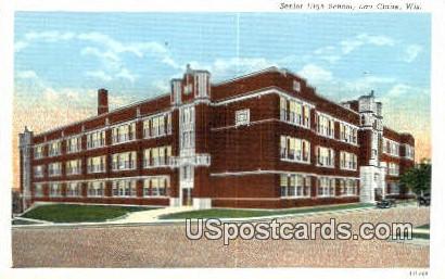 Senior High School - Eau Claire, Wisconsin WI Postcard