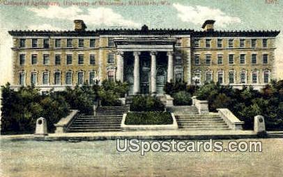 College of Agriculture, U of Wisconsin - Madison Postcard