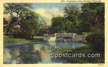 Washington Park - Kenosha, Wisconsin WI Postcard