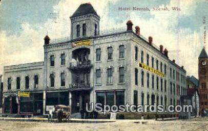 Hotel Neenah - Wisconsin WI Postcard