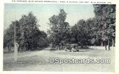 Blue Mounds Recreational Park - Wisconsin WI Postcard