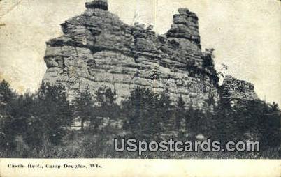 Castle Rock - Camp Douglas, Wisconsin WI Postcard
