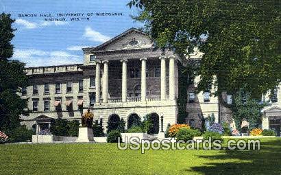 Bascom Hall, University of Wisconsin - Madison Postcard