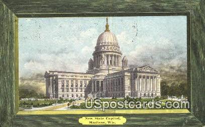 New State Capitol - Madison, Wisconsin WI Postcard