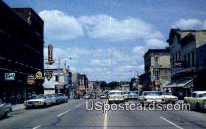 Main Street - Fort Atkinson, Wisconsin WI Postcard