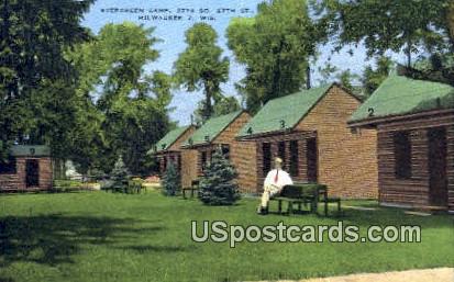 Evergreen Camp - MIlwaukee, Wisconsin WI Postcard