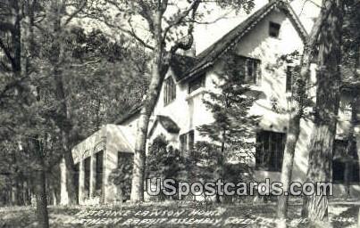 Northern Baptist Assembly, Real Photo - Green Lake, Wisconsin WI Postcard