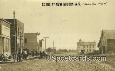 Real Photo - New Auburn, Wisconsin WI Postcard