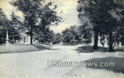 Forest Home Cemetery - MIlwaukee, Wisconsin WI Postcard