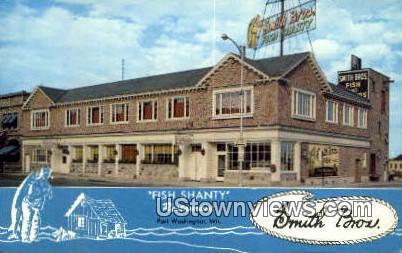Smith Bro Fish Shanty Restaurant - Port Washington, Wisconsin WI Postcard