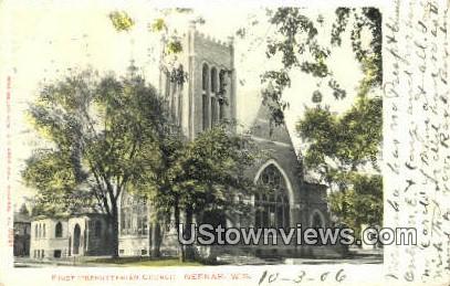 First Presbyterian Church - Neenah, Wisconsin WI Postcard