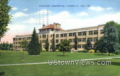 Pinehurst Sanatorium - Janesville, Wisconsin WI Postcard