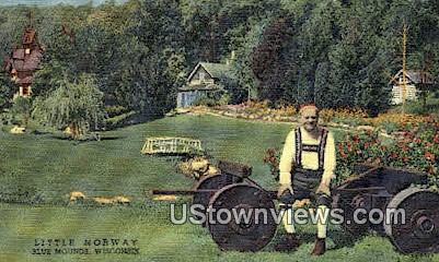 Little Norway - Blue Mounds, Wisconsin WI Postcard