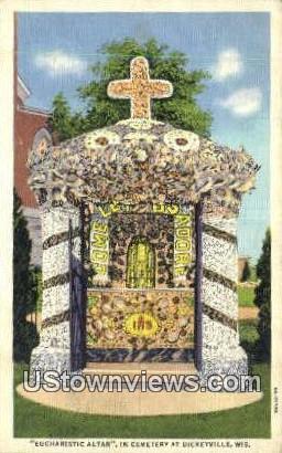 Eucharistic Altar - Dickeyville, Wisconsin WI Postcard