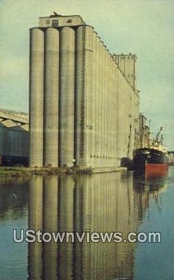 Grain Elevators - Superior, Wisconsin WI Postcard