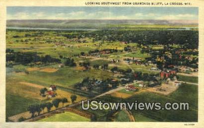Grandads Bluff - La Crosse, Wisconsin WI Postcard