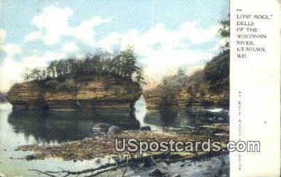 Lone Rock - Dells Of The Wisconsin River Postcards, Wisconsin WI Postcard