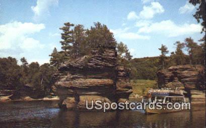 Ink Stand - Dells Of The Wisconsin River Postcards, Wisconsin WI Postcard