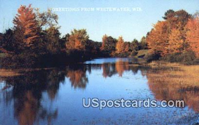 Whitewater, Wisconsin Postcard      ;      Whitewater, WI