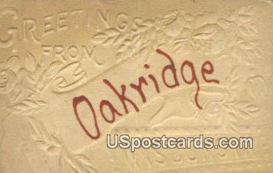 Oakridge, WI Postcard      ;      Oakridge, Wisconsin