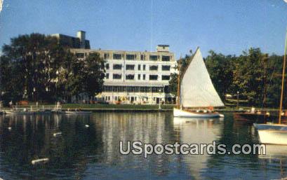 Waterfront, American Baptist Assembly - Green Lake, Wisconsin WI Postcard