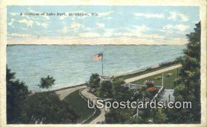 Lake Park - MIlwaukee, Wisconsin WI Postcard