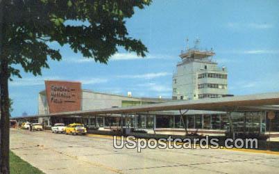 General Mitchell Field Air Terminal - MIlwaukee, Wisconsin WI Postcard