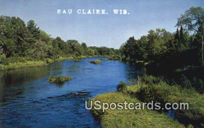 Eau Claire, WI Postcard      ;      Eau Claire, Wisconsin