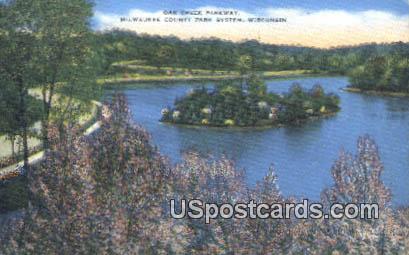 Oak Creek Parkway - Milwaukee County Park System, Wisconsin WI Postcard